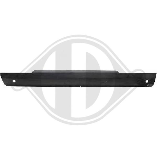 Einstiegsblech / Türschweller links außen (9141021), C107 SLC, `74 - `89